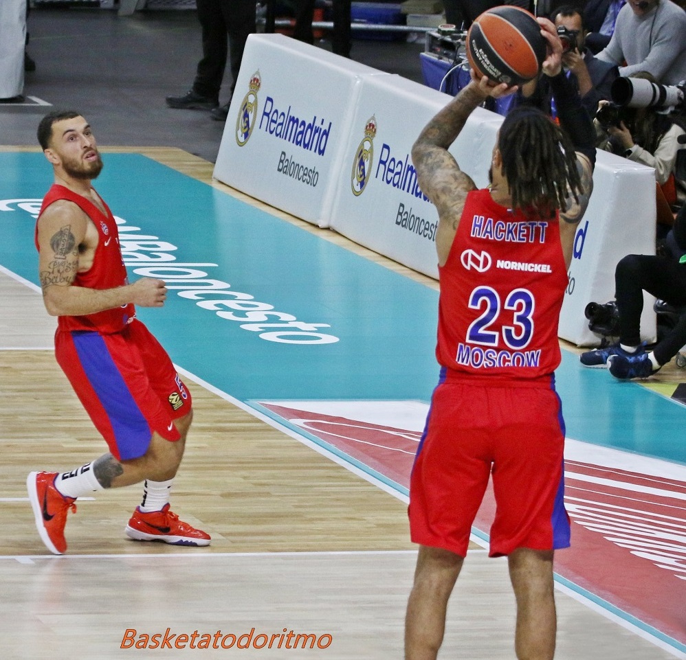 #Euroleague – Il Cska torna al successo. Hackett tra i migliori