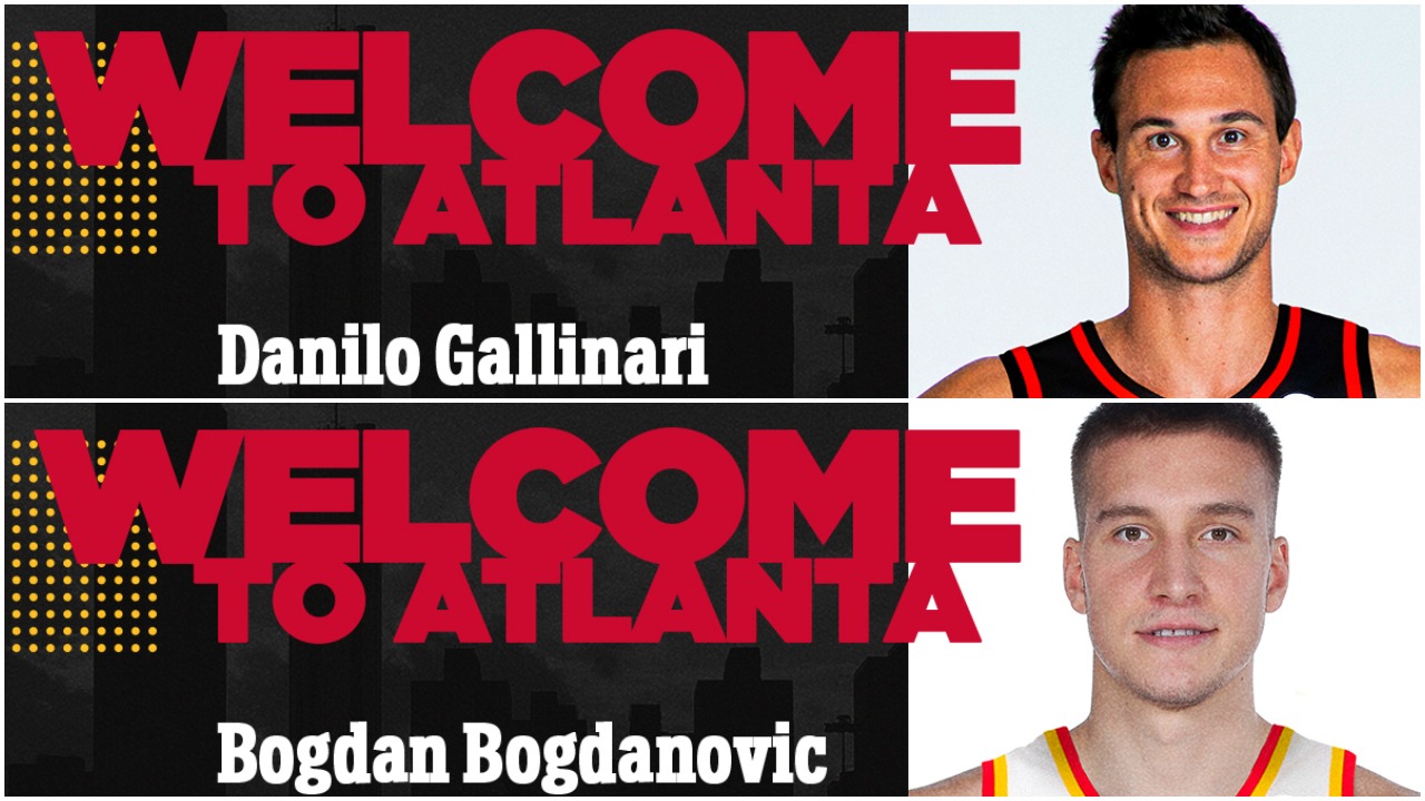 NBA: Bogdan Bogdanovic raggiunge Danilo Gallinari ad Atlanta