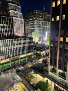 La Sixth Avenue vista dal Madison Square Garden