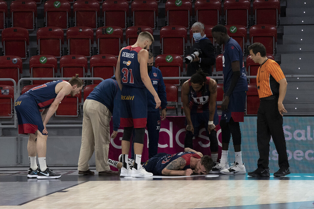 #ItalyInEurope: Brutto infortunio alla caviglia per Achille Polonara, il Baskonia perde