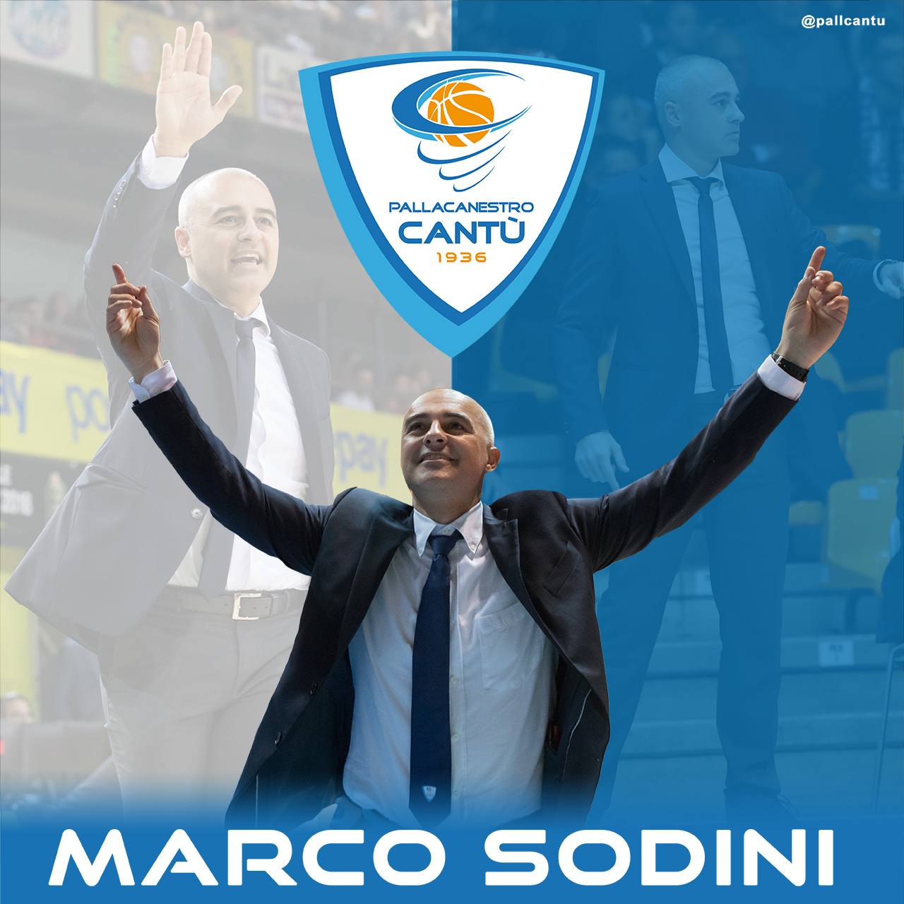 Cantù: Marco Sodini è ufficialmente il nuovo head coach biancoblu